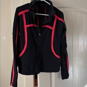 lululemon athletica Black and Red Jacket